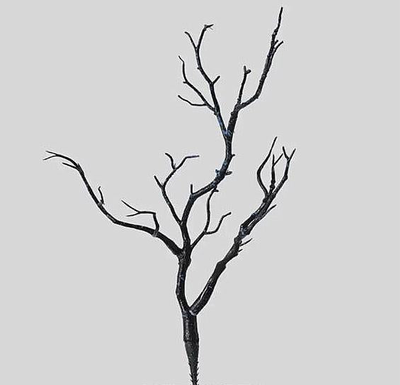 Dollhouse halloween haunted house branch tree