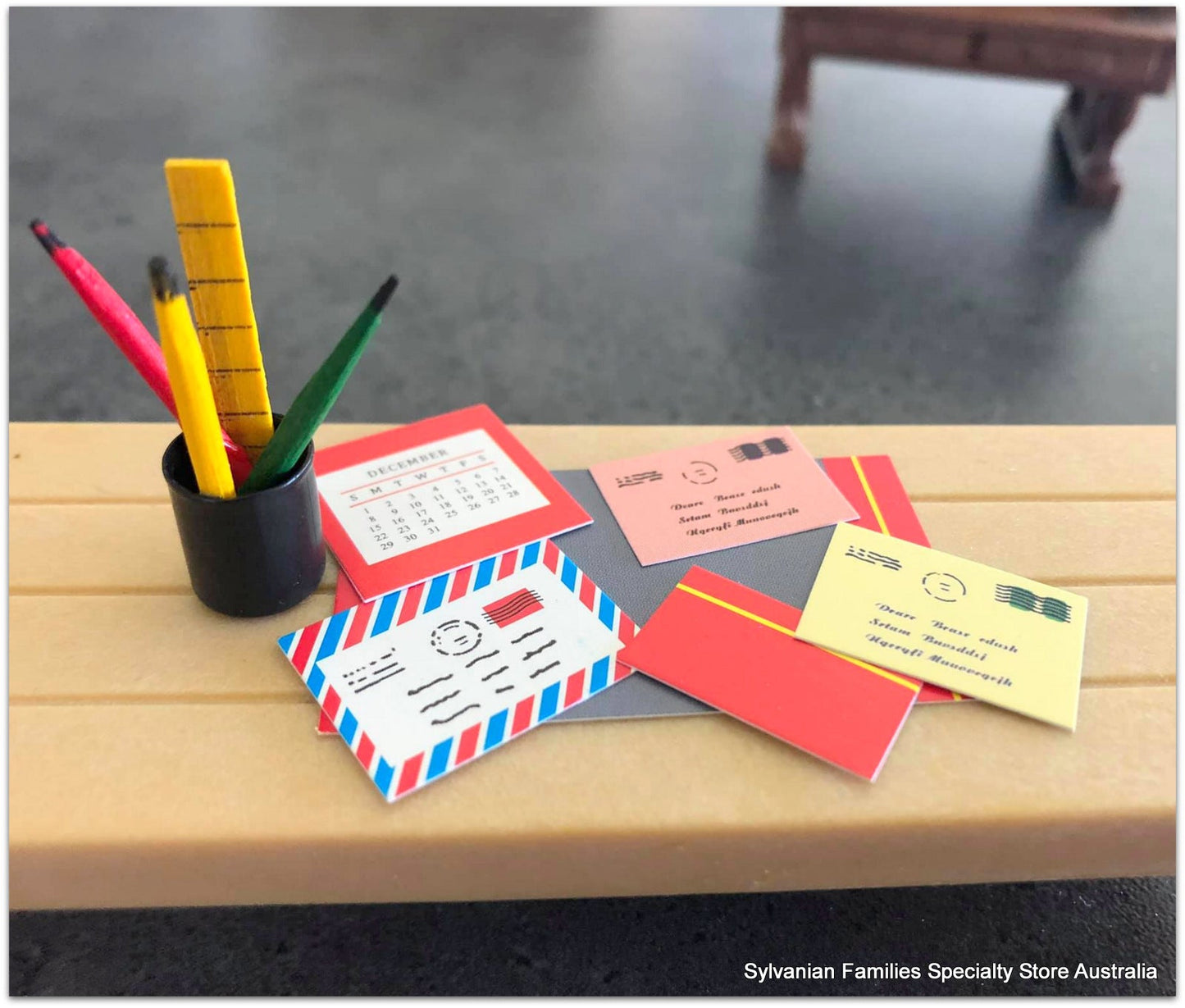 Stationery Set and Calendar - Miniature