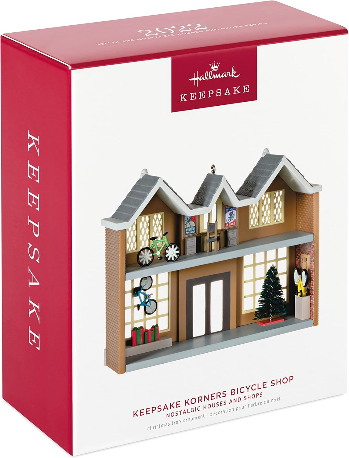 Hallmark Nostalgia Keepsake Korner Bicycle Shop - 2022 - 9cm high