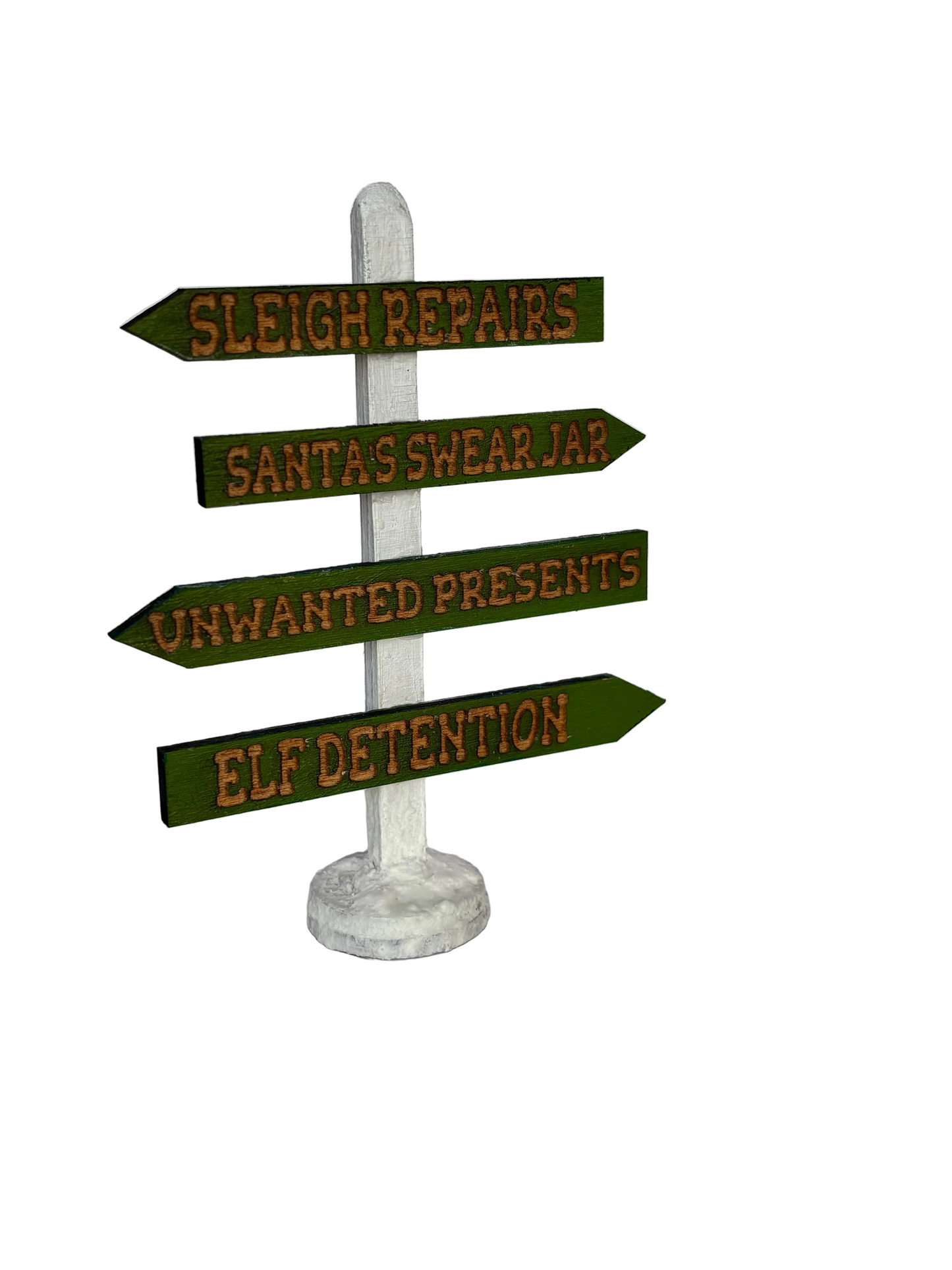 Sign Post - Santa’s No Good Day - Miniature