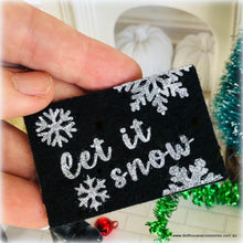 Let it Snow Doormat - Miniature