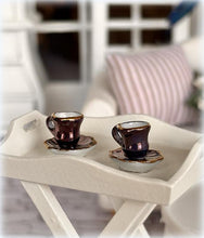 Midnight Blue Tea Cups - Miniature
