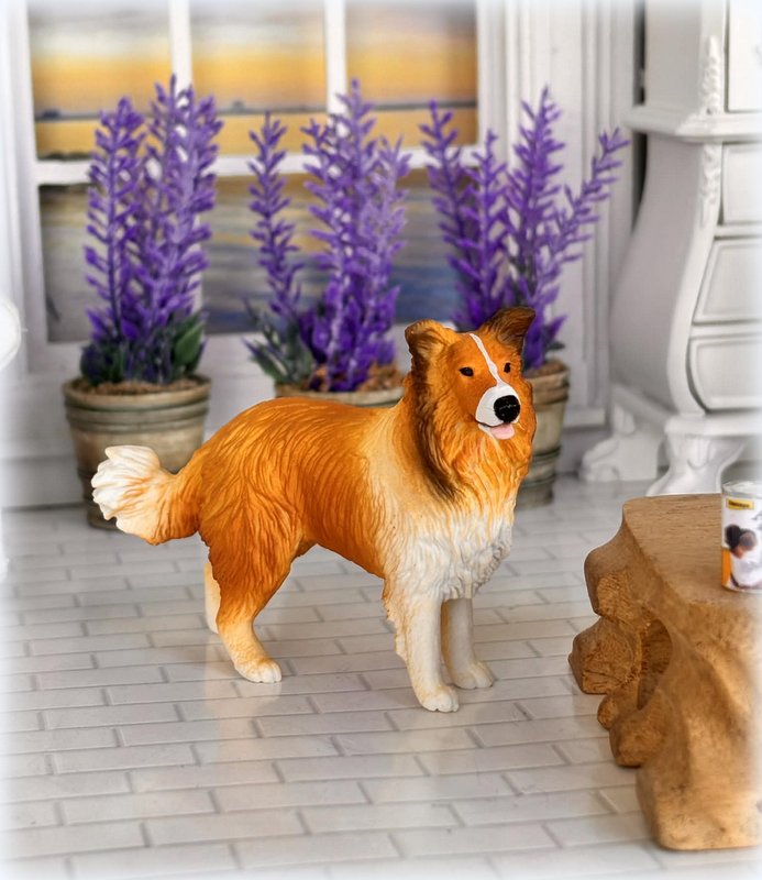 Schleich Orange Collie