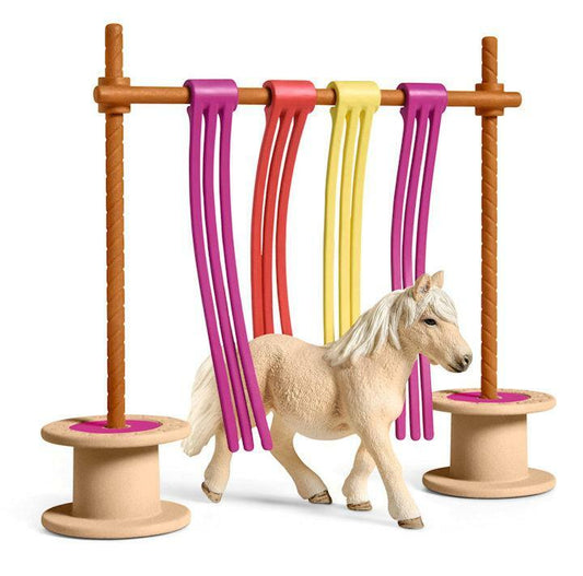 Schleich Pony Curtain Obstacle
