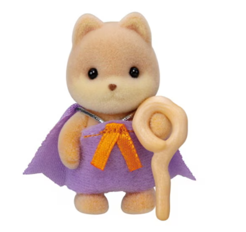 Sylvanian Families Caramel Dog with Wizard Staff - Magical Series