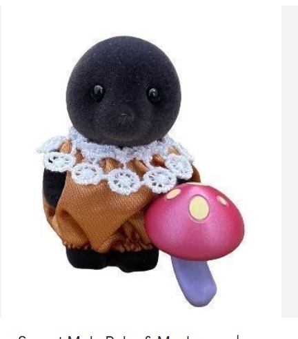 Sylvanian Families Magical Mole with Mushroom blind bag