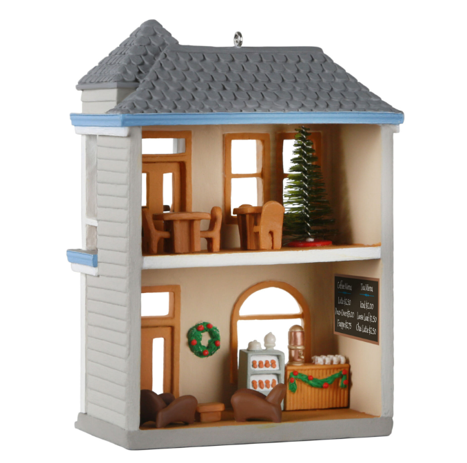 Hallmark Nostalgia Keepsake Korners Coffee Shop - 9cm high