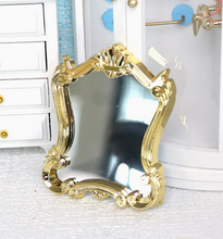 Curved Gold Mirror - Miniature