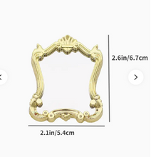 Curved Gold Mirror - Miniature