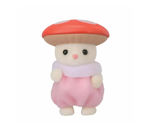 Sylvanian Families Baby Silk Cat in Mushroom Costume - Forest Series - #2