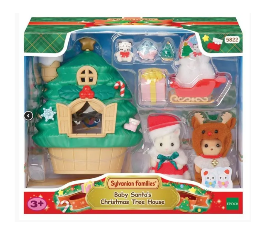 Sylvanian Families Baby Santa Treehouse Christmas