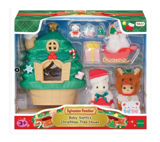 Sylvanian Families Baby Santa Treehouse Christmas