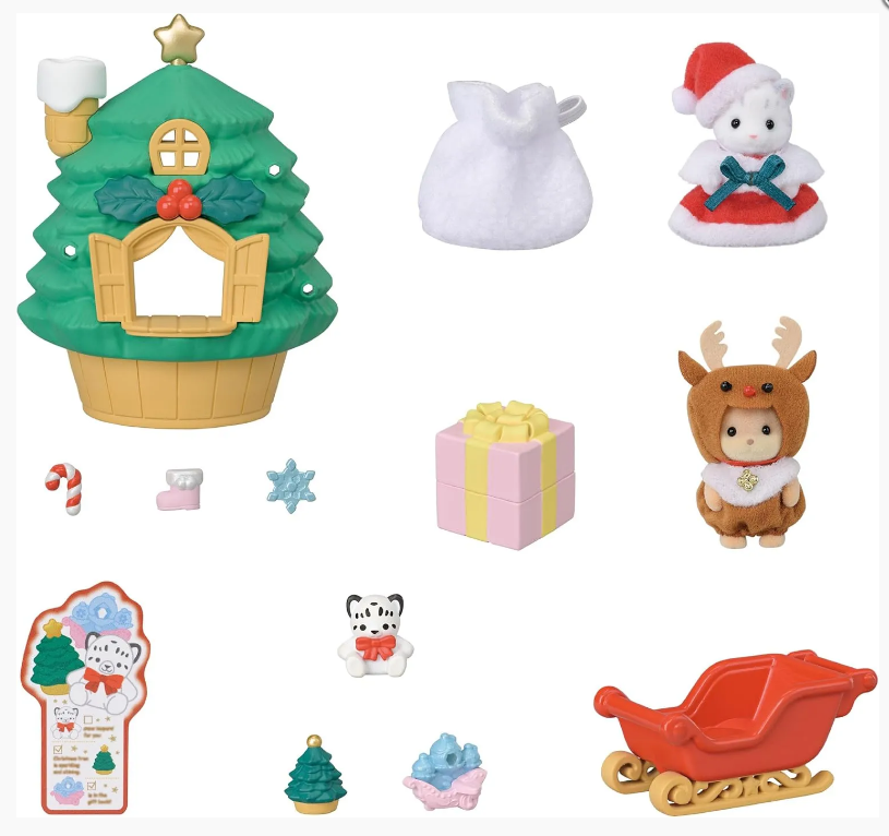 Sylvanian Families Baby Santa Treehouse - Limited Edition