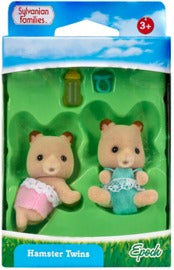 Sylvanian Families Hamster Twins with bottle and dummy