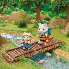 Sylvanian Families Exciting Exploration Set - with Latte Cat Brother and Baby