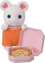 Sylvanian Families Marshmallow Mouse baby pizza shopping blind bag