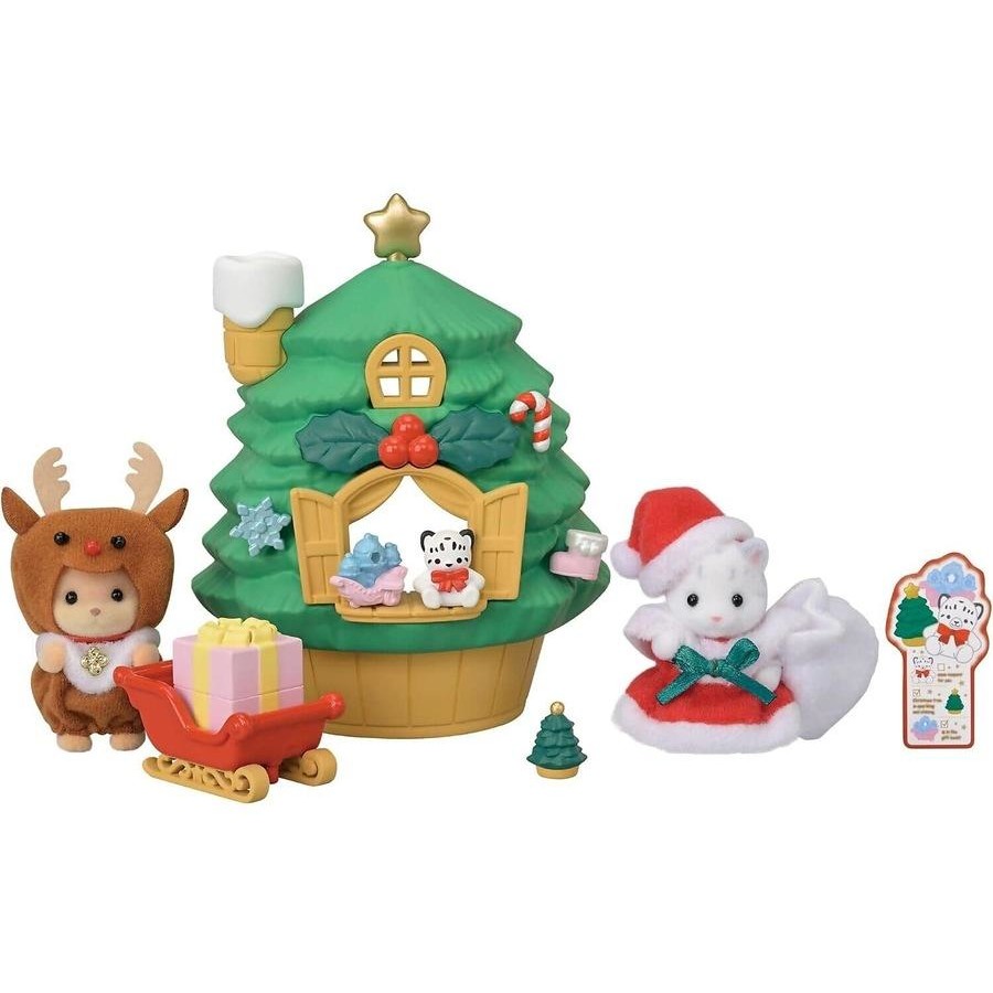 Sylvanian Families Baby Santa Treehouse - Limited Edition