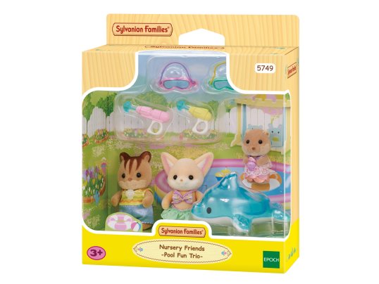 Sylvanian Families Pool Fun Trio