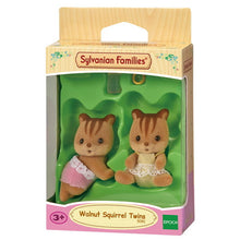 Sylvanian Families Walnut Squirrel Twins with bottle and dummy