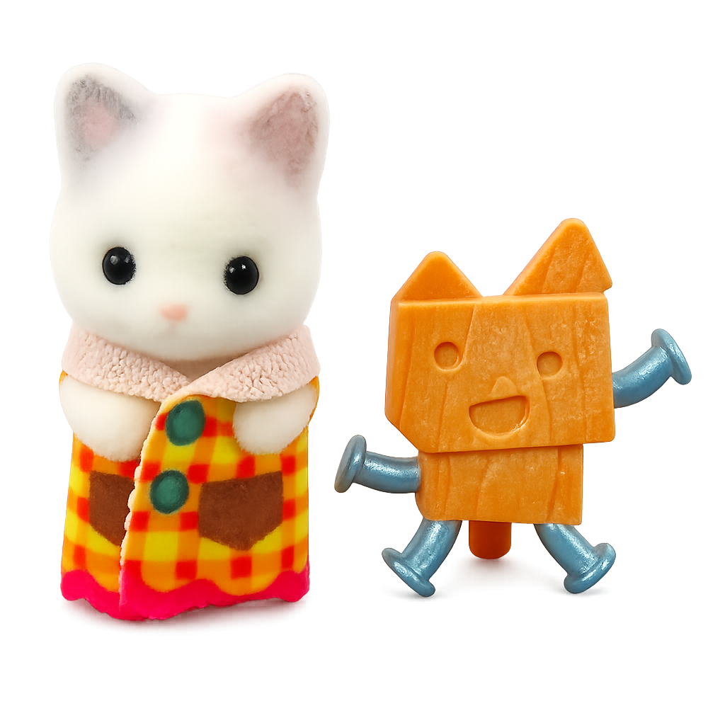 Sylvanian Families Baby Builder Blind bag mystery latte baby
