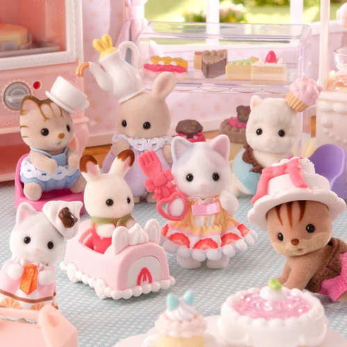 Sylvanian Families Baking Baby Party Series - All 8 Figures in the series