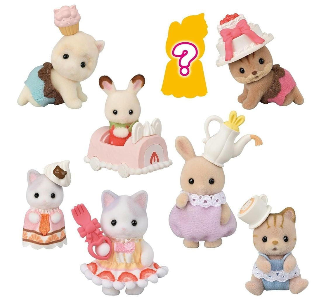 Sylvanian Families Baking Baby Party Series - All 8 Figures in the series