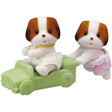 Sylvanian Families Chiffon Dog Twins