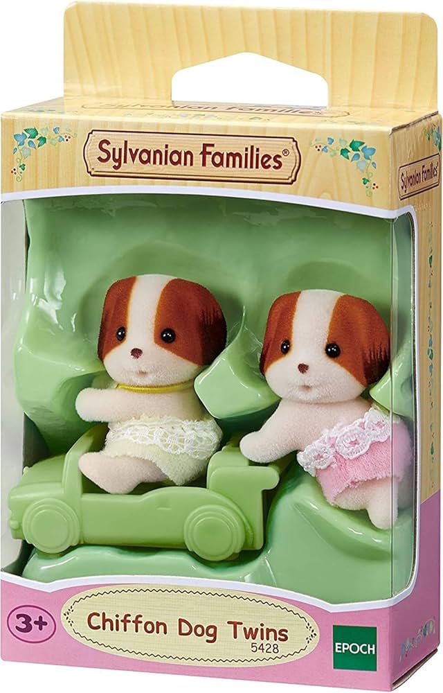 Sylvanian Families Chiffon Dog Twins