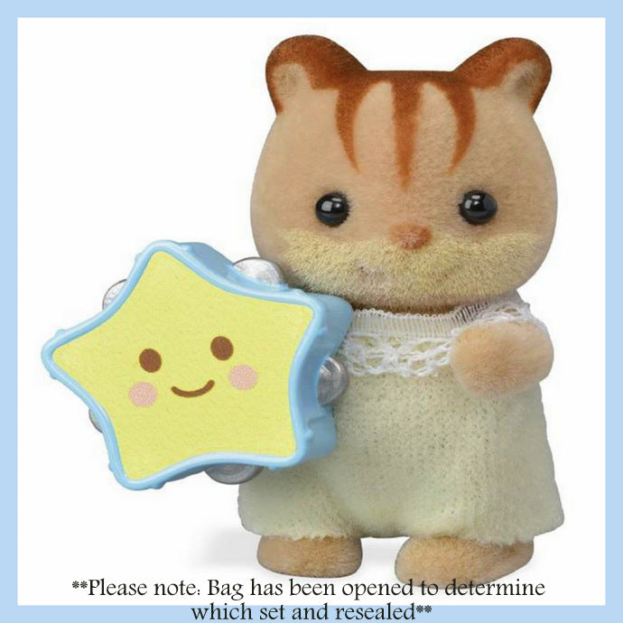 Sylvanian Families Squirrel with Tambourine - Band Series