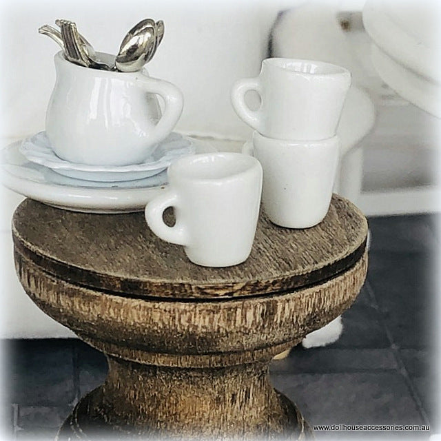White Mug x 1 - Miniature