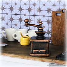 Dollhouse coffee grinder vintage style