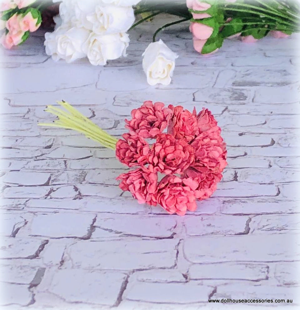 Dollhouse miniature florist floral bouquet flowers