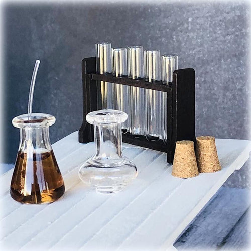 Chemist Set - Beakers and Tubes - Miniature