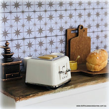 Dollhouse modern toaster white