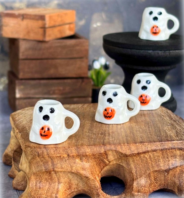 Ghost Mug x 1 - Miniature