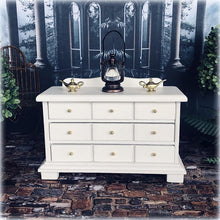 White Apothecary-Style 9 Drawer Cabinet - Miniature