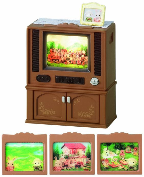 Sylvanian Families Deluxe Television Set Brand New