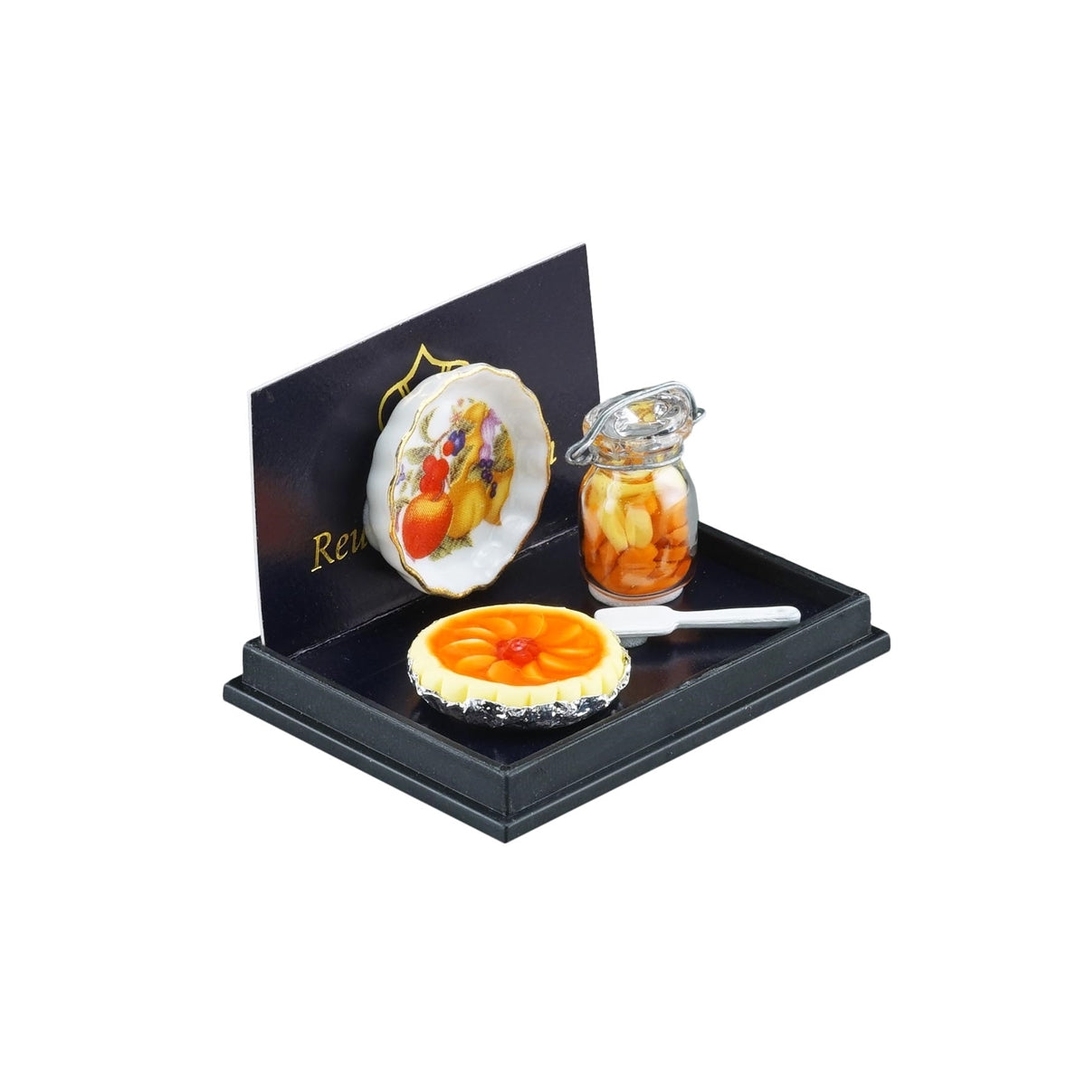 Reutter porcelain peach tarte set