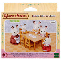 Sylvanian Families Table and Chairs with Baby Seat Epoch Furniture