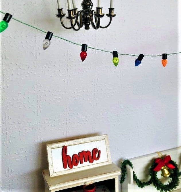 String of Christmas Lights - 1 metre - Miniature