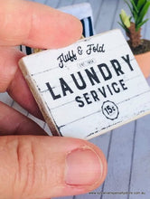 Laundry Sign - Miniature