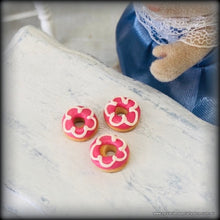 Pink Donuts x 3 - Miniature