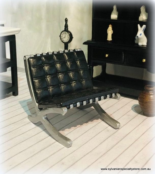 Modern Barcelona Chair  - Miniature