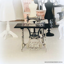 Dollhouse miniature elegant sewing workroom parlour
