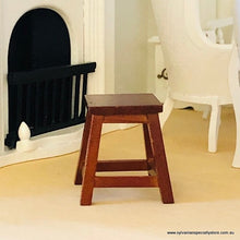 Dollhouse furniture wooden stool