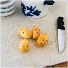 Dollhouse miniature potatoes
