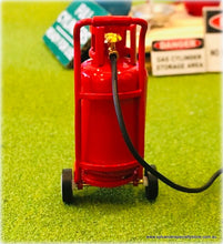 Dollhouse miniature fire extinguisher fire station