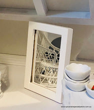 Dollhouse modern white mirror wooden