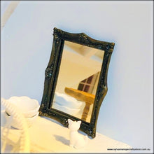 Dollhouse mirror aged antique style 