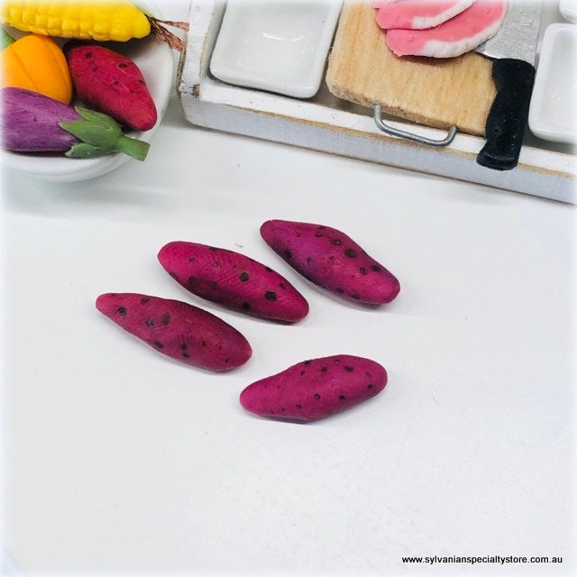 Dollhouse Miniature Vegetable Food Sweet potatoes market day